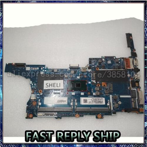 SHELI For HP 840 G3 Motherboard With SR2F0 i5-6300U CPU 6050A2728501-MB-A01 826806-001