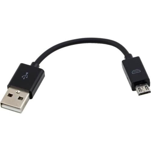 Universal 10CM USB 2.0 A to Micro B Data Sync Charge Cable Cord For Cellphone PC Laptop New Male To Male Cable