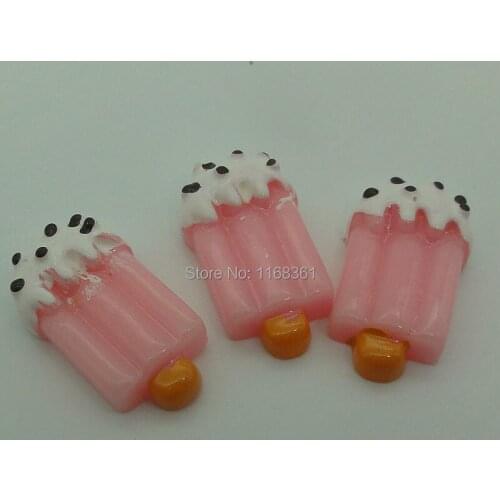 1pcs/lot resin flat back light pink color candy ice 23mm Scrapbook Embellishment DIY Phone Decoration B406-3
