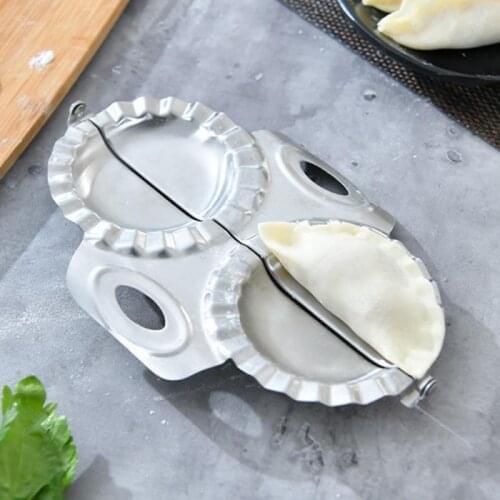 1pc Stainless Steel Dumpling Mold Machine Cutting Blade Dough Round Roller Machine Dumpling Skin Mold Kitchen Home Knife Cocina