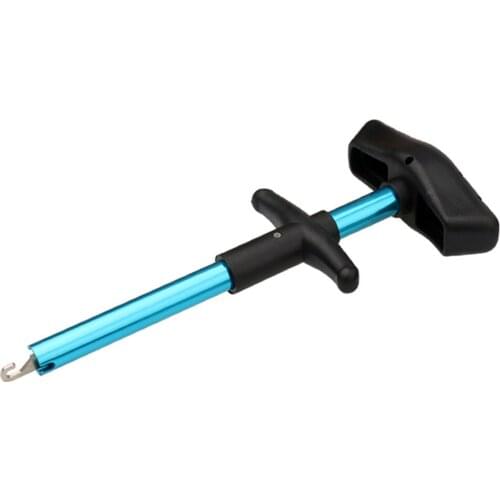 1pcs/Fishing fish hook T type hook remover Aluminum fishing accessories 17cm/45g Artificial Separator portable fishing hook