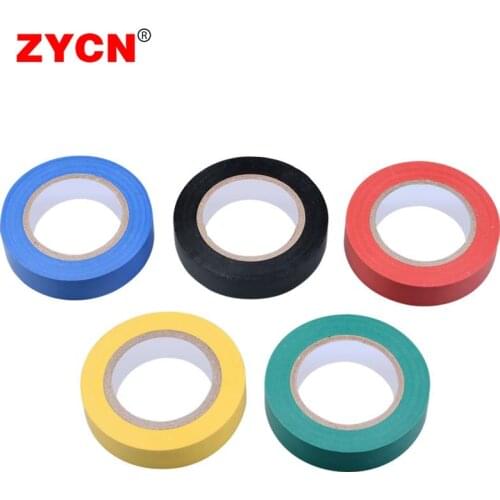 10M Electrical Tape PVC Wear-Resistant Flame Retardant Lead-Free Insulating Waterproof Eletrician Color High Voltage Self-Adhesi