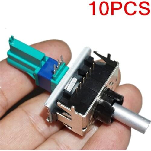 10PCS/LOT Japan ALPS Self-bomb Telescopic RK09 type Single Step potentiometer 3.3K4K with three-speed band switch