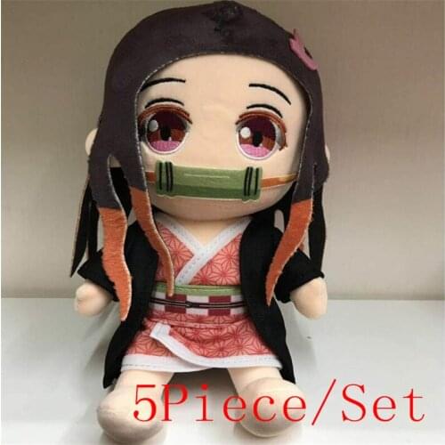 5Pieces/Lot 26cm Demon Slayer Kimetsu no Yaiba Kamado Nezuko plush Stuffed toys