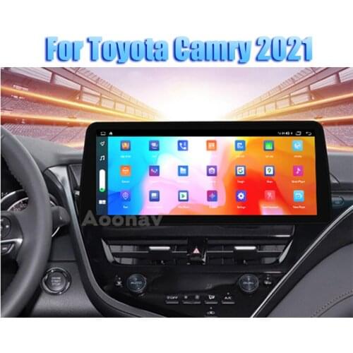 128GB Android Car radio GPS For Toyota Camry 2021 car Multimedia Player Navigation Stereo receiver Head Unit