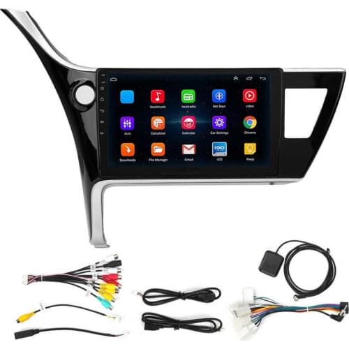 Automobiles Automotive Interior Stickers 10in Car MP5 Player 1+16GB WIFI Bluetooth GPS Navigation for Android Fit for Corolla