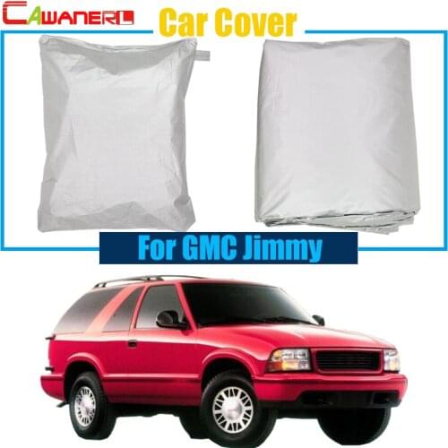 Cawanerl Car Cover Anti UV Sun Snow Rain Frost Preventing Protector Dustproof Cover For GMC Jimmy Hatchback