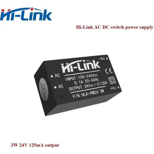 Free shipping 5 pcs AC DC 220V to 24V 3W mini power supply module intelligent household switch module power module HLK-PM24