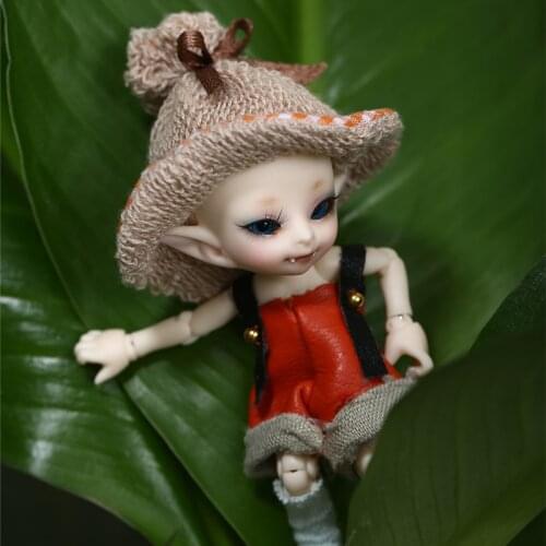 Free Shipping Fairyland Realpuki AkiA 1/13 Doll BJD Pink Smile Elves Toys for Children Gift for Boys Girls Birthday