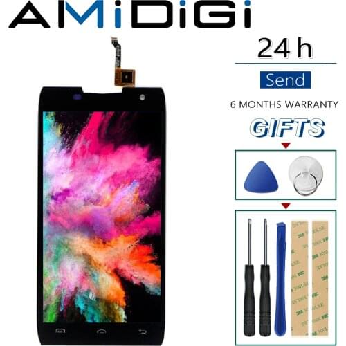 For Original DOOGEE T5 T5 Lite LCD Display + Touch Screen Digitizer Assembly Panel Digital Replacemen Tools 5.0" T5S 1280x720P