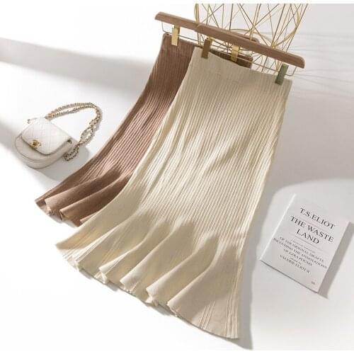 Женские юбки миди Dlywaiov China At AliExpress