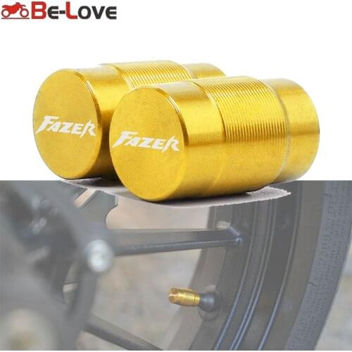 For Yamaha Fazer 125 150 FZ1 FZ6 FZ7 FZ8 FZ9 Motorcycle Tire Valve CNC Aluminum Airtight Port Stem Cover Cap Accessories Fazer