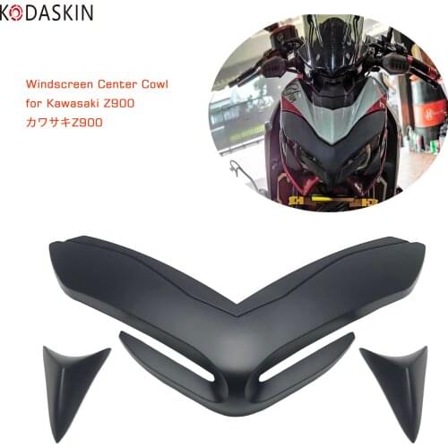 Kodaskin Headlight Windscreen Center Cowl Panel Fairing Front Fairing Motorcycle ABS Windshield Accessories For z900 Z900
