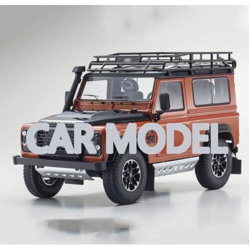 1:18 scale Alloy Toy Vehicles Kyosho defender 90 SUV Car Model Of Childrens Toy Car Original Authorized Authentic Kids Toys