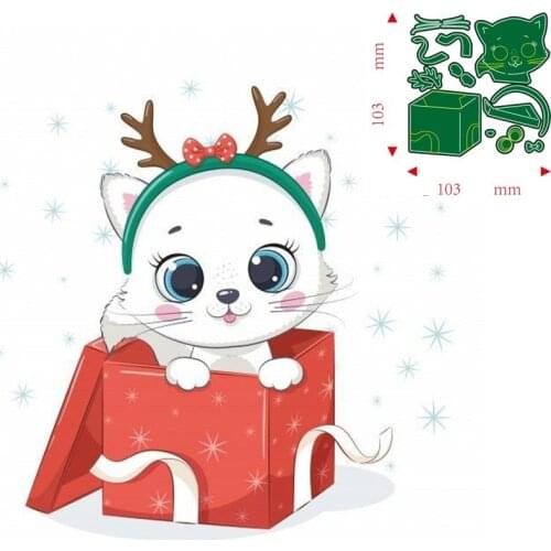 Metal Cutting Dies Animal cat DIY Scrapbooking Paper Cards Decorative Craft Embossing