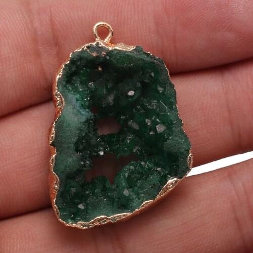 Natural Stone Irregular Agats Pendants Charms Agats Pendant for Jewelry Making DIY Necklace Size 30-35mm 40-45mm
