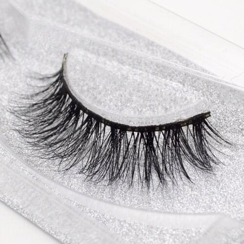 Mink Lashes Fur Friendly Styles 3d Mink Lashes Crisscross False Eyelashes Fashion Cilios Mink for Makeup Individual Strip A10