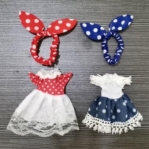 New 1/12 Doll Clothes for 16cm BJD Doll Fashion Dress Skirt Outfit General for Girl Toy Accessories Gift Dress Up Toys
