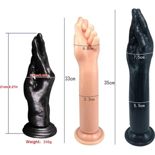 Arm Huge Dildo Suction Cup Fist Dildo Anal Plug Butt Penis Plug Female Masturbator Clitoral Stimulator Sex Toys For Women