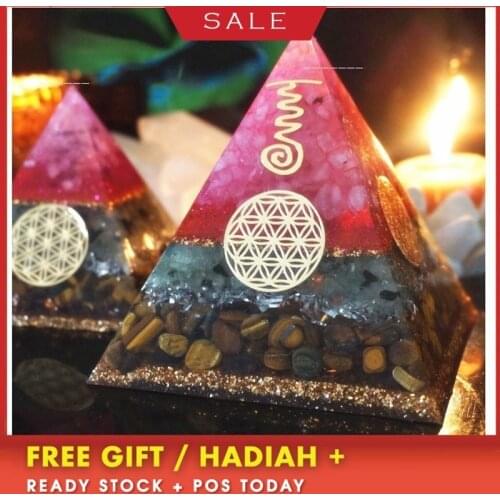 Orgonite Aura High Frequency Energy Pyramid Helping Love Business Soothe The Soul Yoga Meditation Decoration Gift