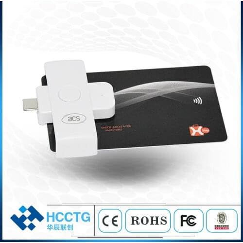 Manufacturers Pocket Smart Contact IC ISO7816 Chip Memory USB Type-C Card Reader Android Window Free SDK ACR39U-NF