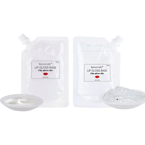 DIY Clear Lip Gloss Base Oil 40/100/200ml Non-Stick Moisturizing Lipstick Material Gel Lip Gloss Base Handmade Liquid Lipstick