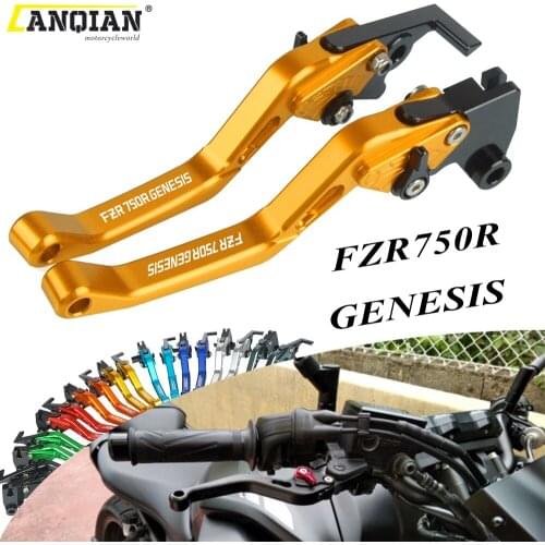 For YAMAHA FZR750R GENESIS 1987-1997 1998 Motorcycle Accessories CNC Adjustable Foldable Extendable Brake Clutch Lever FZR 750R