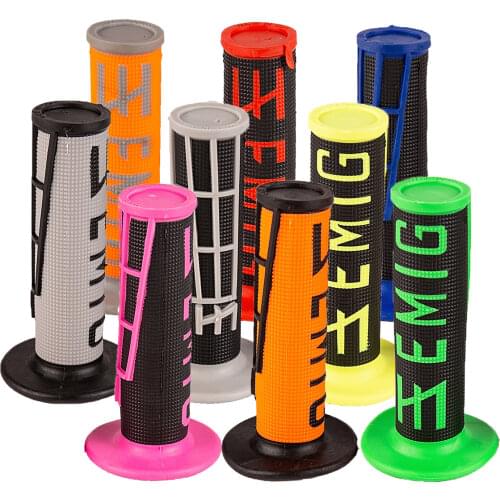 SCL MOTOS 1Pair Universal Rubber Handle Bar Grips Motorcycle Handle Grip For EMIG Husqvarna Yamaha KTM Motocross Pit Dirt Bike