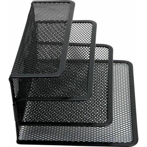 Mesh Letter Sorter Mail Document Tray Desk Office File Organiser Holder Multifunctional File Storage STTA889