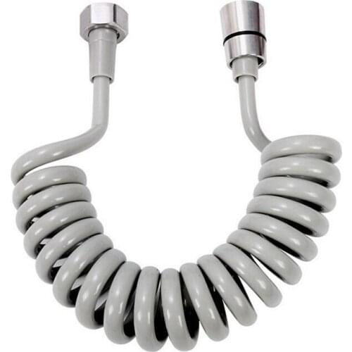 Black Gray 2M 3M 5M Shower Nozzle Hose Spring Bidet hose retractable Spray Pipe