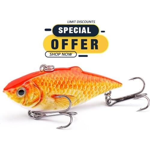 TREHOOK Limited Special Offer 6cm 8.5g Sinking Wobblers VIB Fishing Lure