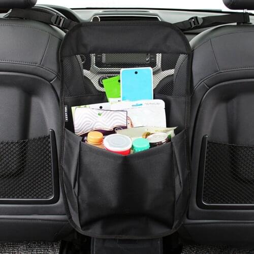 Universal Car Seat Back Organizer Handbag Holder Multi-Pocket Storage Bag Tablet Holder Front Seat Barrier Bag Stowing Tidying