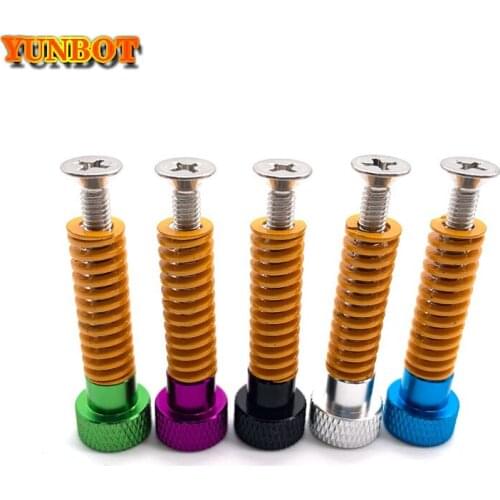 3D Printer Parts Hand Twist Auto Leveling Nuts M4x45 For Ender 3 CR-10 CR-10S 3D Printer Parts Heated Bed Screw Ajustment Nut