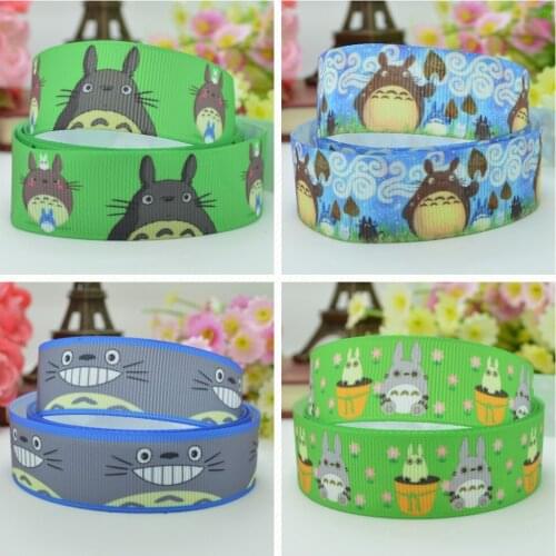 10 Yards 22mm 7/8" Japan cute cartoon Printed grosgrain ribbon hair bow Headwear DIY hair accessories retail B0929