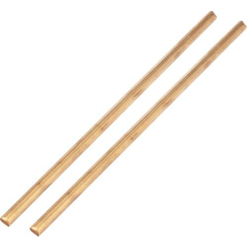 2pcs Brass Round Rod 5mmx150mm 1/4" Brass Pin Unpolished Round Rod Blank Scales Blade Handle For Repairs On Irrigation Pipes