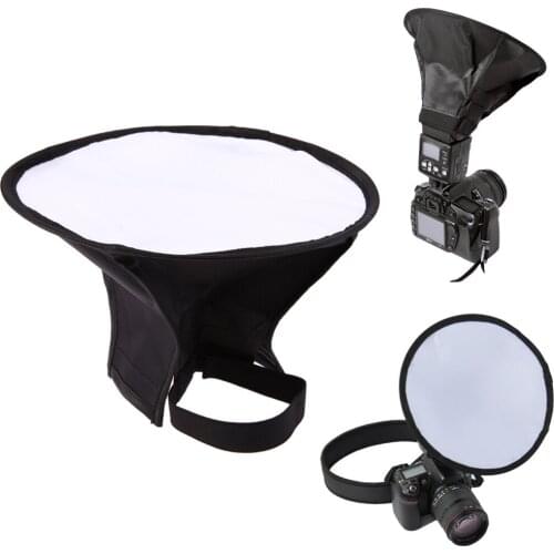 20cm Round Flash Softbox Diffuser Photography Box for Canon 580EX/430EX/550EX//420EX/380E for Nikon SB900 Speedlight Softbox