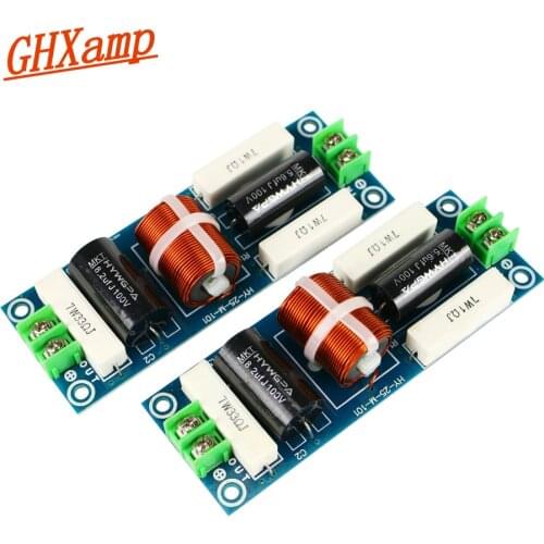 GHXAMP 100W Speaker Midrange Crossover 1 Way Split Design 4-8 inch Independent Mid ( Can do Three-way Crossover ) 18db/oct 2PCS