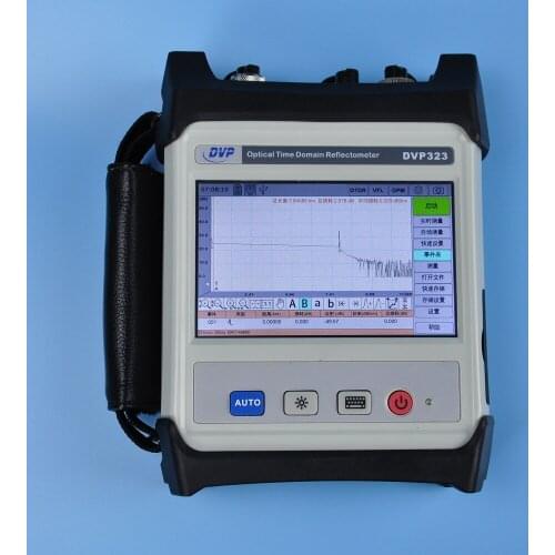 DVP OTDR DVP323 Fiber Optic Reflectometre OTDR Tester 34/32dB built in VFL