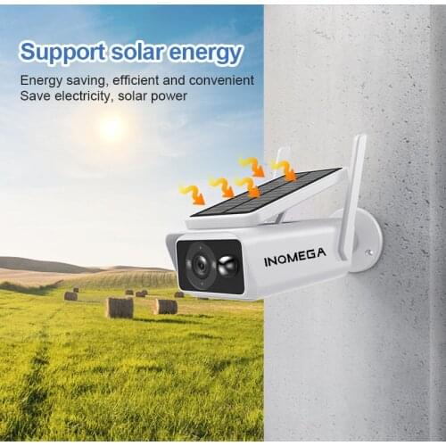 INQMEGA Solar Wifi Camera Outdoor Bullet Camera Security System Outdoor Wireless Camara De Vigilancia Solar Cam