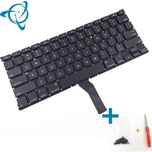 Shenyan New for Apple Macbook Air 13" A1369 A1466 Keyboard us usa English Keyboards with Backlight Backlight 2011-2017 Years