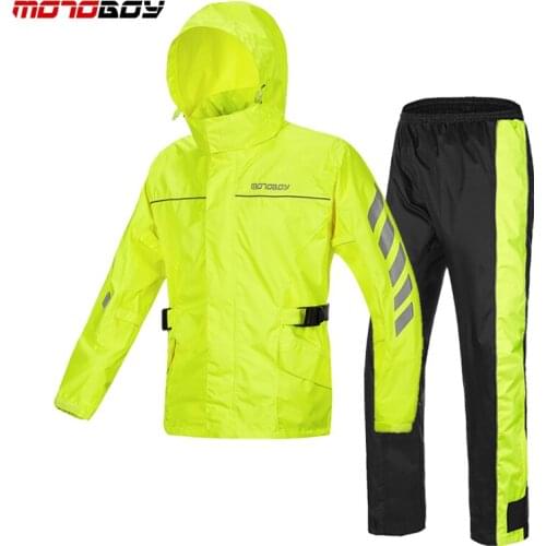 MOTOBOY Rain coat Outdoor sports jacket motorbike raincoat suit motorcross Impermeable waterproof Fishing raincoat RJ01 P01