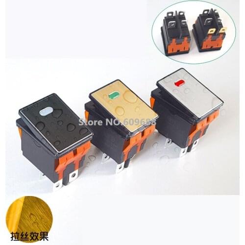 Metal Boat Switch Waterprood IP65 2 Position 4 6 Pins 16A Silver Contact