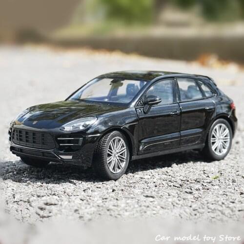 WELLY 1:24 Porsche Macan Turbo alloy car model crafts decoration collection toy tools gift