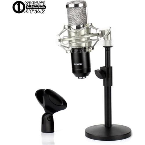 Desktop Stand Microphone Shock Mount Spider Suspension Shockmount Mic Holder For Telefunken PC AR 51 70 M80 M81 CU29 AK47 BM 800