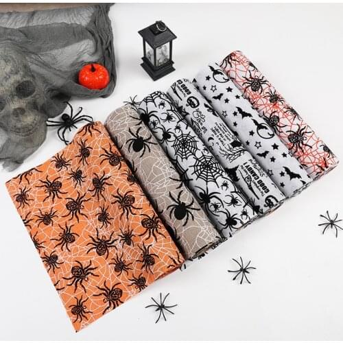 Table Cover Terror Spider Bat Halloween Tablecloth 270X28Cm Halloween Decorations for Home Table Cloth Halloween Table Runner