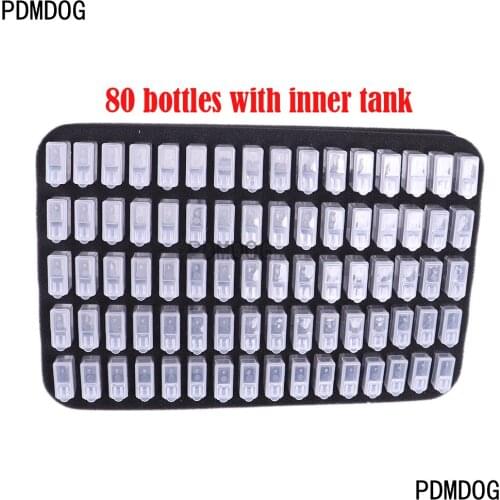 NEW 60/70/80/30/132/140 slot foam with bottle Diamond Painting Box Tool Container Storage Box 5D Embroidery Mosaic Gift For case