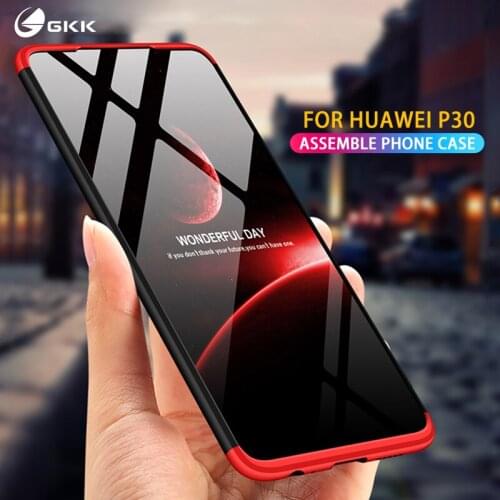 GKK original for huawei p30 pro Case 360 Full Protection Shockproof Hard PC Matte back phone Cover for huawei p30 lite nova 4e