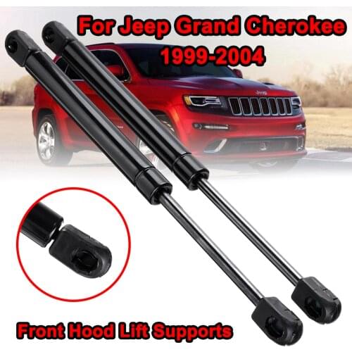 2pcs Car Front Engine Hood Lift Supports Props Rod Arm Gas Springs Shocks For Jeep Grand Cherokee WJ WG 55136764AA Strut Bars
