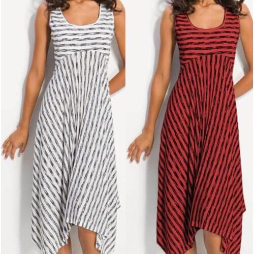 Dress Women Summer Selling New U Get Stripe Sexy Fat MM Couture Big Yards Dresses Casual Vestidos BLK9269