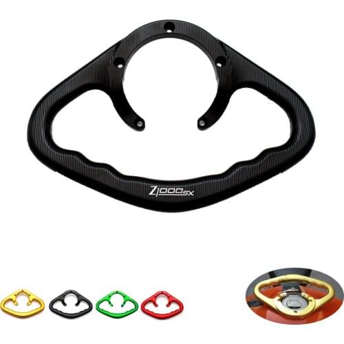 Suitable For KAWASAKI Z1000SX Motorcycle CNC Passenger Handle Fuel Tank Handle Armrest Black logo Z1000SX 2011 2012 20132014